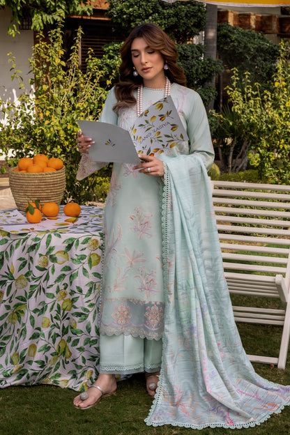 Rangrasiya | Florence Summer Edit 25 | Shireen M Light Ferozi Lawn