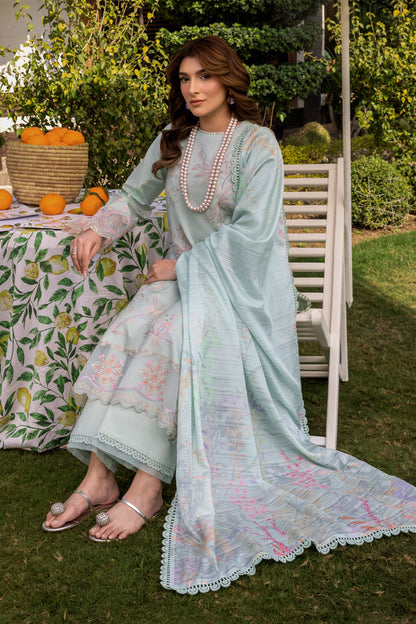 Rangrasiya | Florence Summer Edit 25 | Shireen L Light Ferozi Lawn