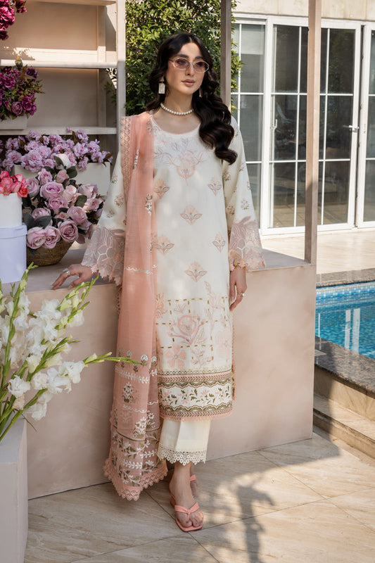 Rangrasiya | Florence Summer Edit 25 | Miraal XS Lawn Ivory