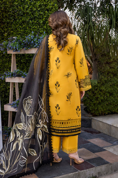 Rangrasiya | Florence Summer Edit 25 | Mirha S Yellow Lawn