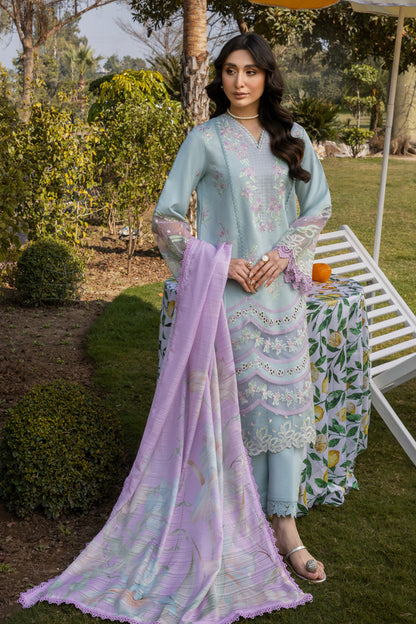 Rangrasiya | Florence Summer Edit 25 | Alizah XL Light Blue Lawn