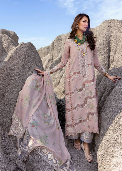 Saira Shakira | Luxury Lawn 25 | SERENA-B XS Blush Pink Lawn