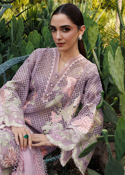Crimson | Tasawar 25 | ONE TRUE LOVE - D6B M Lilac Organza