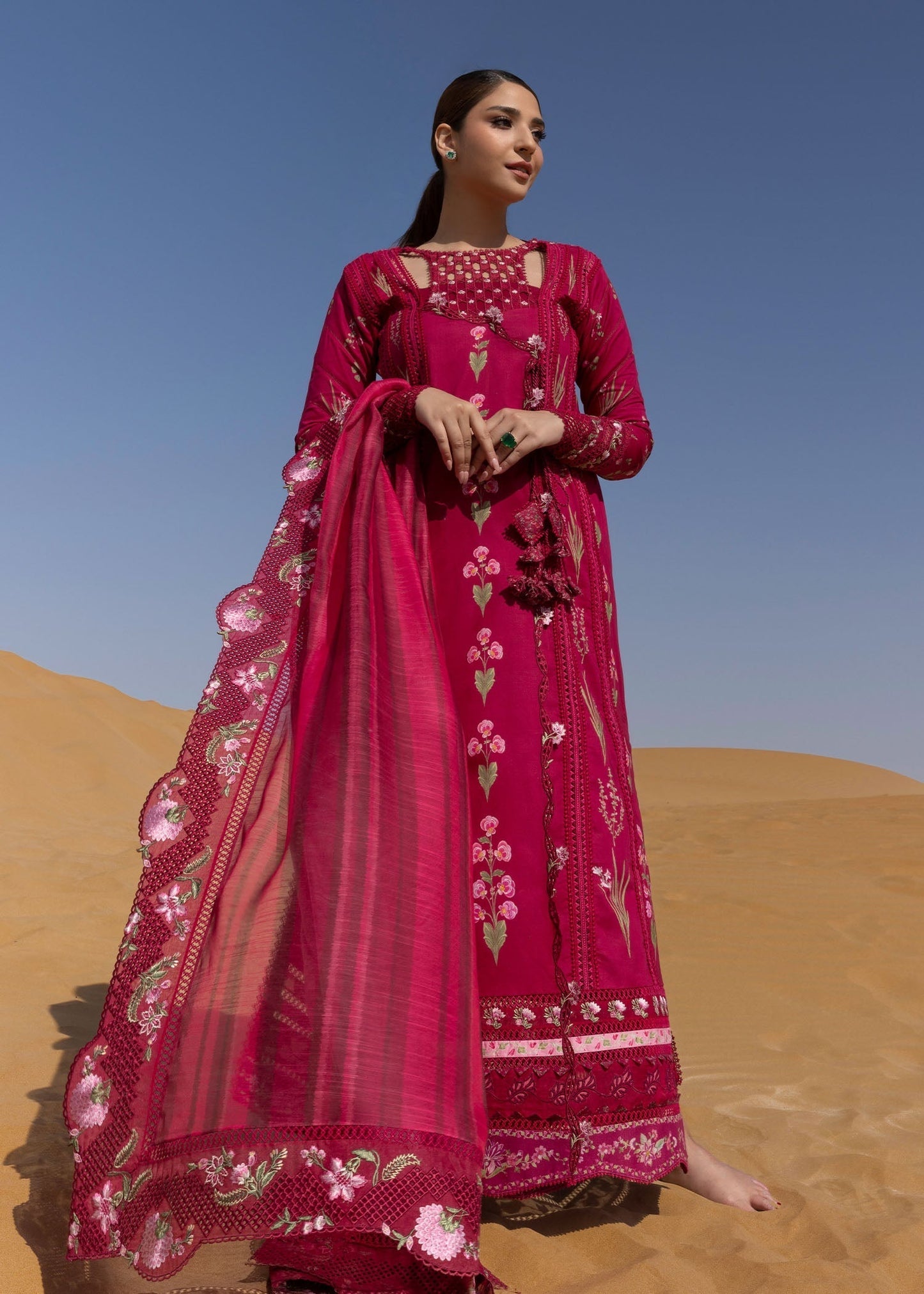 Crimson | Floe by Crimson | Once Upon A Flower - D9 A XS Magenta Lawn