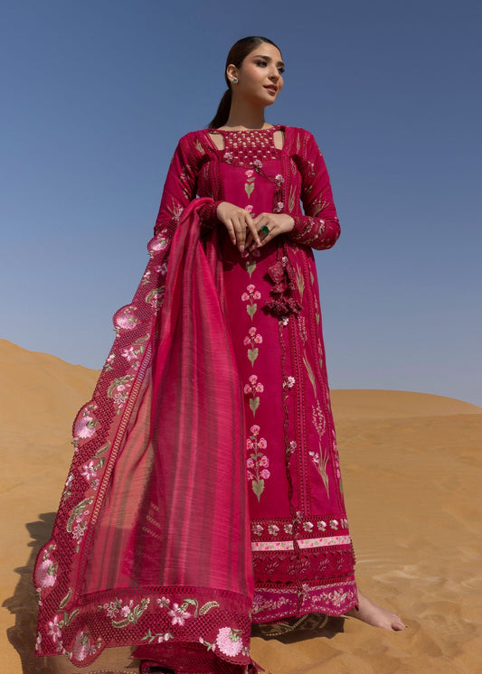 Crimson | Floe by Crimson | Once Upon A Flower - D9 A XS Magenta Lawn