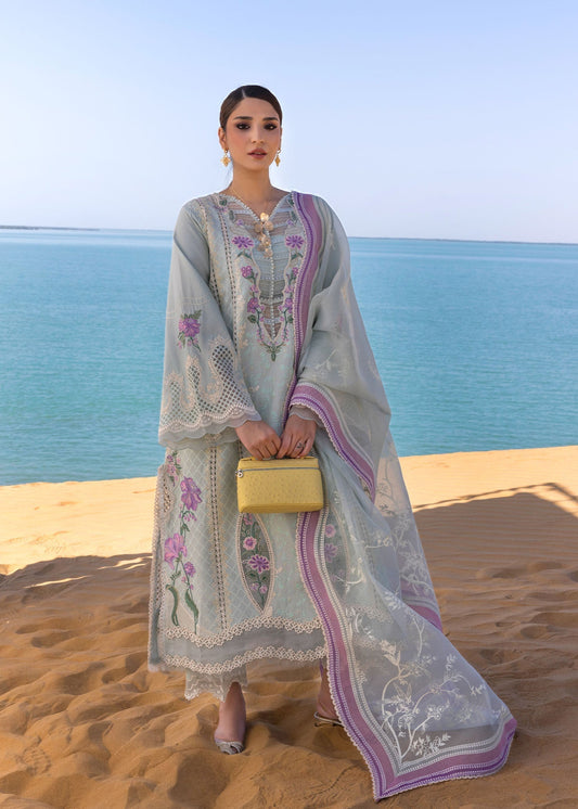 Crimson | Floe by Crimson | A Handmade Tale - D2 A XS Pastel Blue Lawn