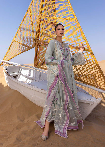 Crimson | Floe by Crimson | A Handmade Tale - D2 A S Pastel Blue Lawn