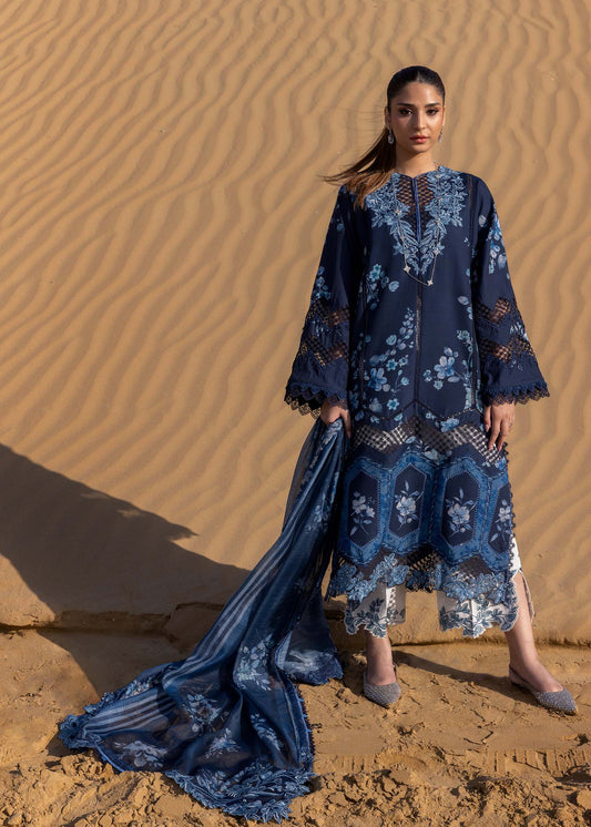 Crimson | Floe by Crimson | Under The Tuscan Love - D1 B XS Navy Blue Lawn