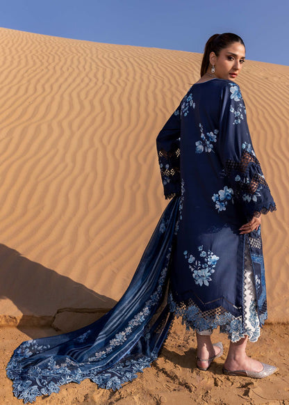 Crimson | Floe by Crimson | Under The Tuscan Love - D1 B S Navy Blue Lawn