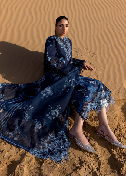 Crimson | Floe by Crimson | Under The Tuscan Love - D1 B XL Navy Blue Lawn