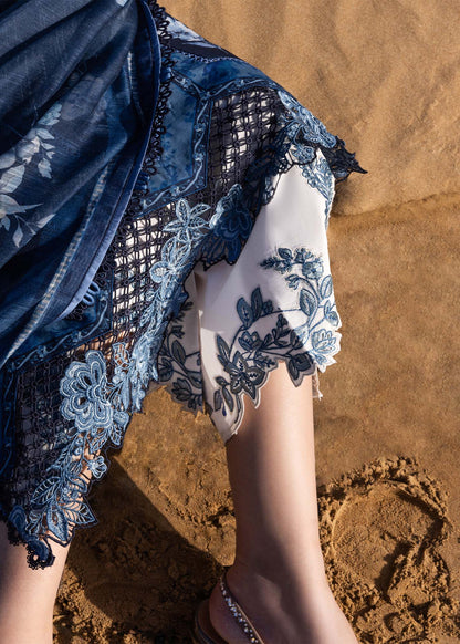 Crimson | Floe by Crimson | Under The Tuscan Love - D1 B L Navy Blue Lawn