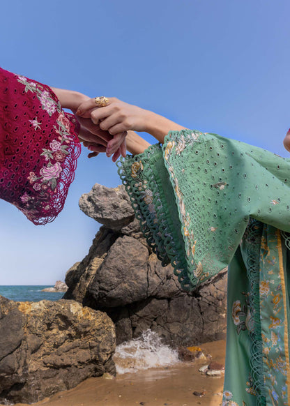 Crimson | Floe by Crimson | Parsi Threads - D5 B Custom Size Berry Lawn