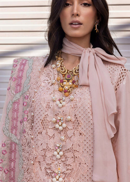 Saira Shakira | Luxury Lawn 25 | LEYLA-A L Pink Lawn