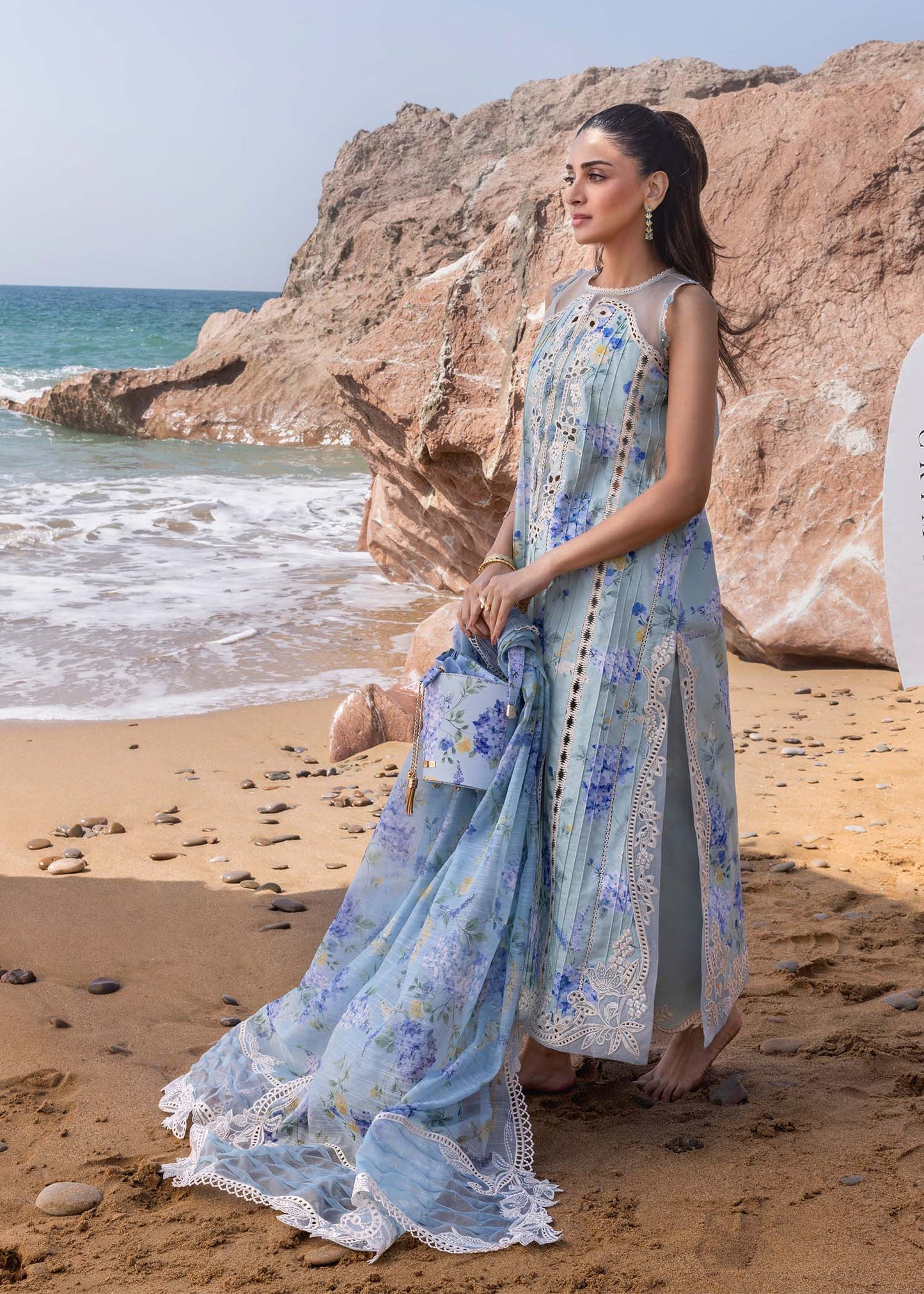 Crimson | Floe by Crimson | Who'S That Girl - D3 B S Ice Blue Lawn