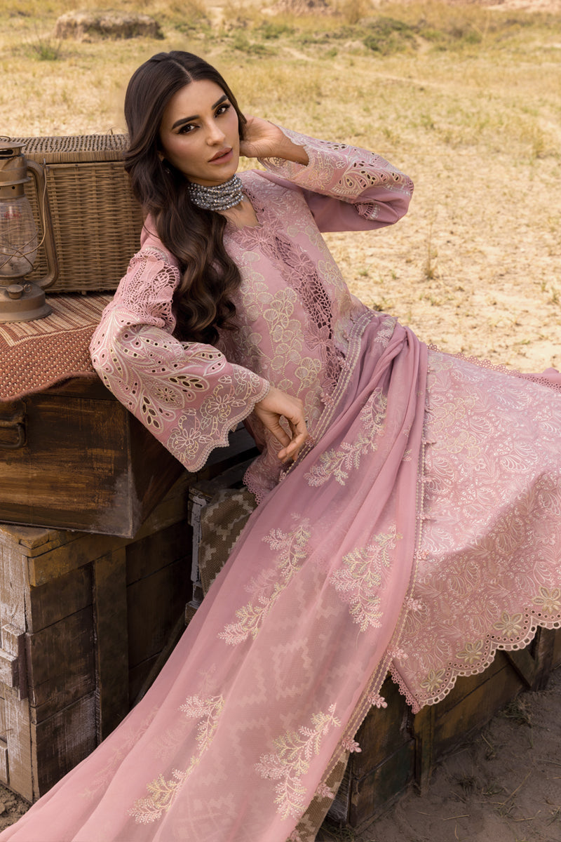 Rangrasiya | Premium Eid Edit 25 | Aysel Custom Size Blush Pink Lawn