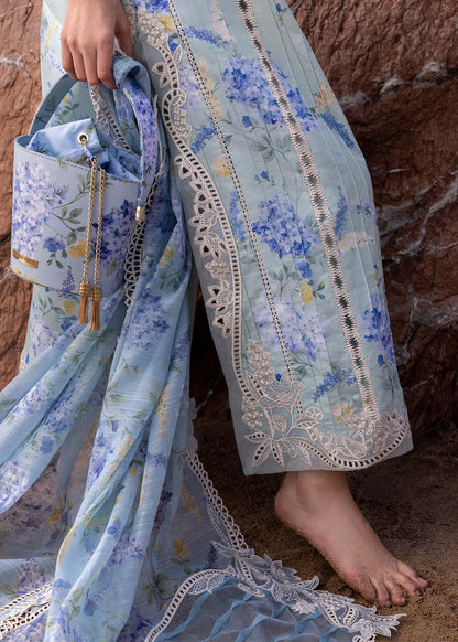 Crimson | Floe by Crimson | Who'S That Girl - D3 B L Ice Blue Lawn