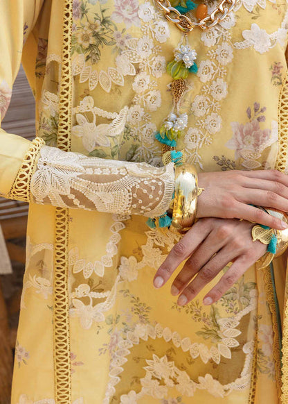 Saira Shakira | Luxury Lawn 25 | SERENA-A L Dust Yellow Lawn