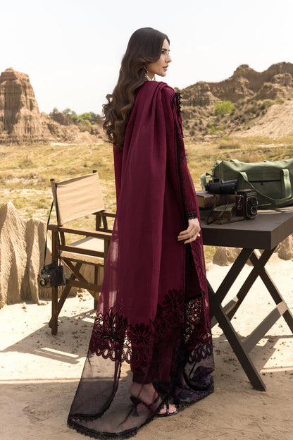Rangrasiya | Premium Eid Edit 25 | Maya S Wine Berry Lawn