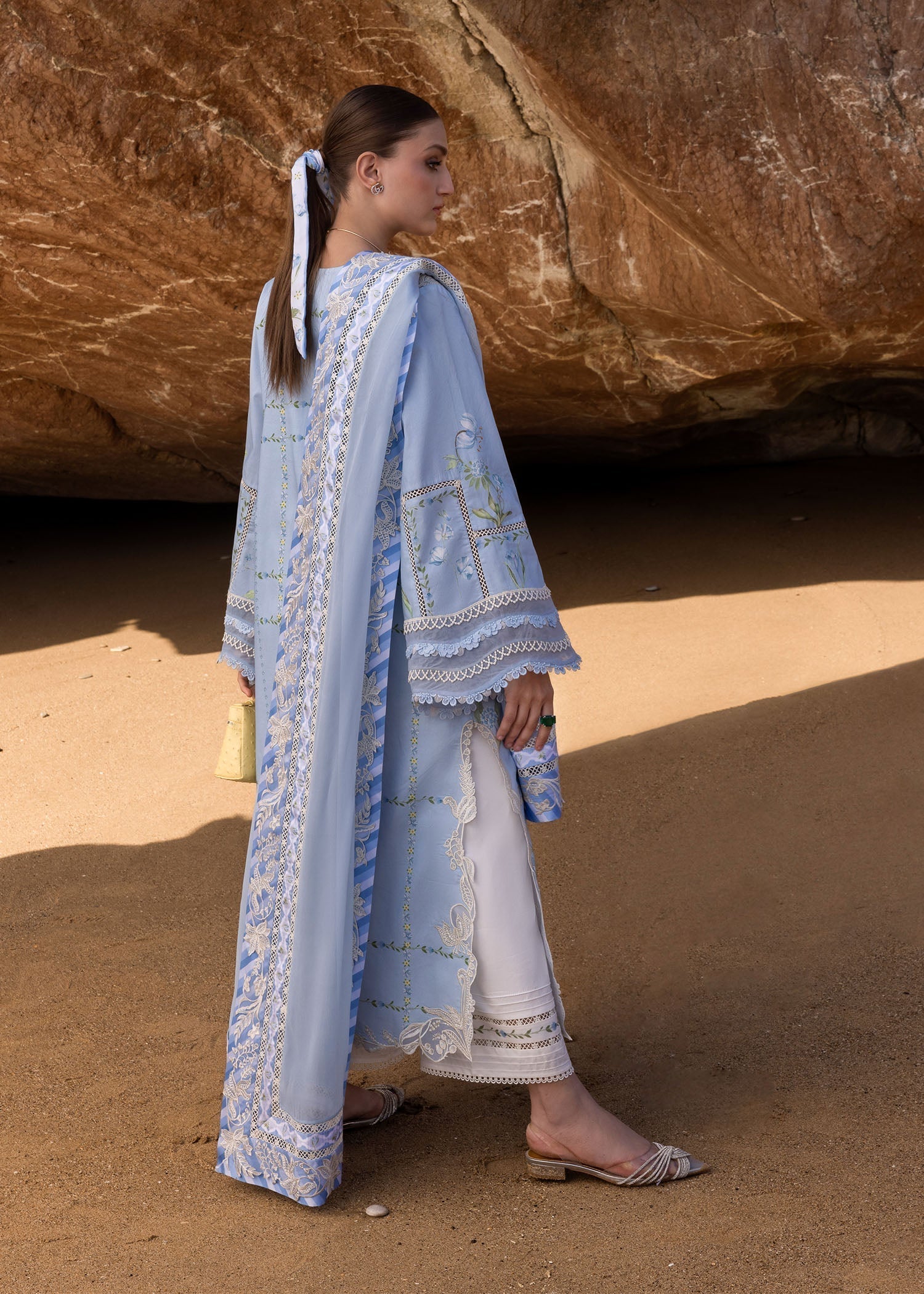 Crimson | Floe by Crimson | A Girl In The Garden - D7 B S Ice Blue Lawn