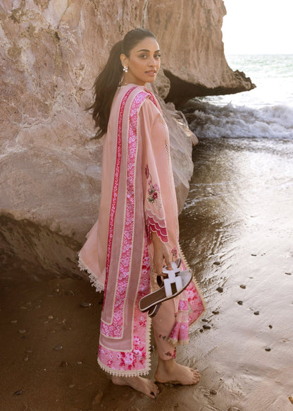 Crimson | Floe by Crimson | Floral Crush - D6 B S Blush Pink Lawn