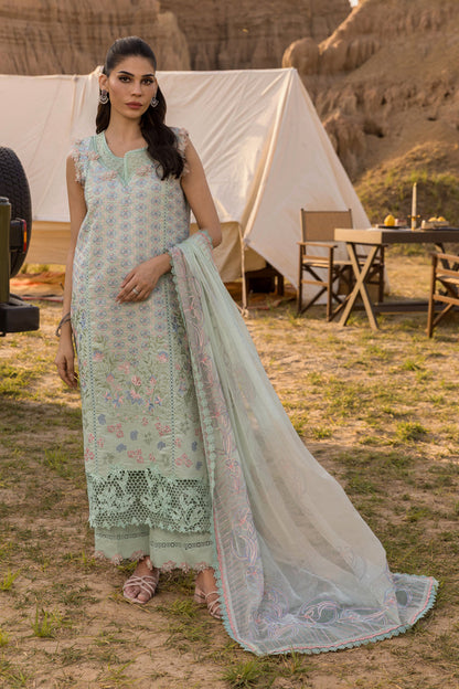Rangrasiya | Premium Eid Edit 25 | Nadine XS Mint Green Lawn