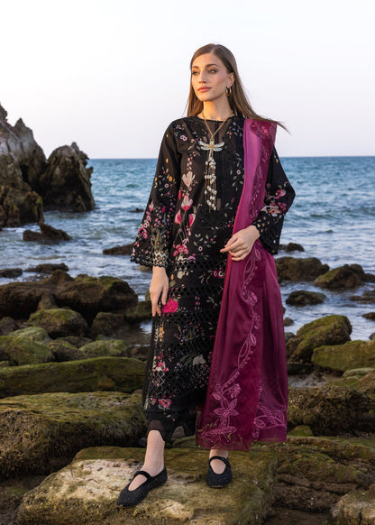 Crimson | Floe by Crimson | Bloom Bold - D4 B XS Black Lawn