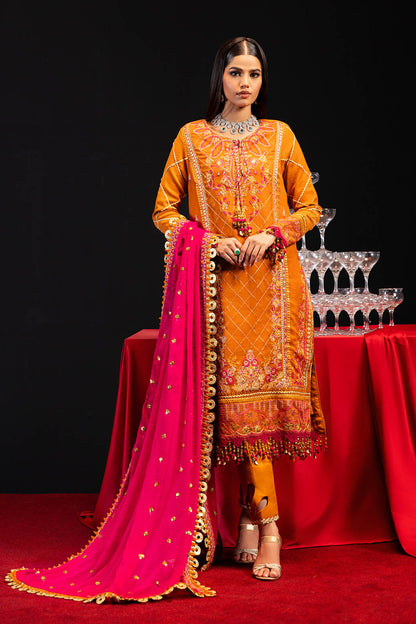 Bonanza Satrangi | Aira 3 Pc (2W24CD3P03) Mustard