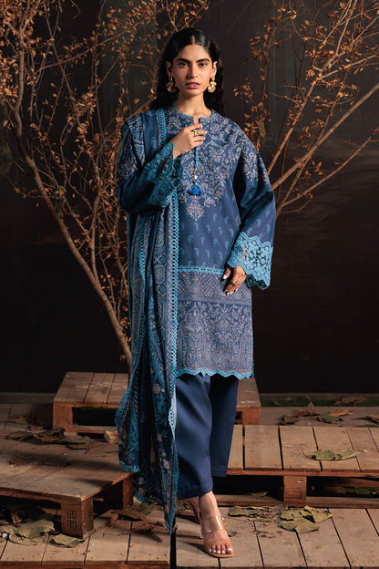 Bonanza Satrangi | Midnight Blue 3 Pc (2W24P3P261) Blue