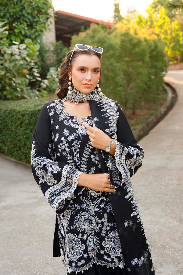 Enzo | Leia Silk Pret | Stella Custom Size Black Korean Raw Silk