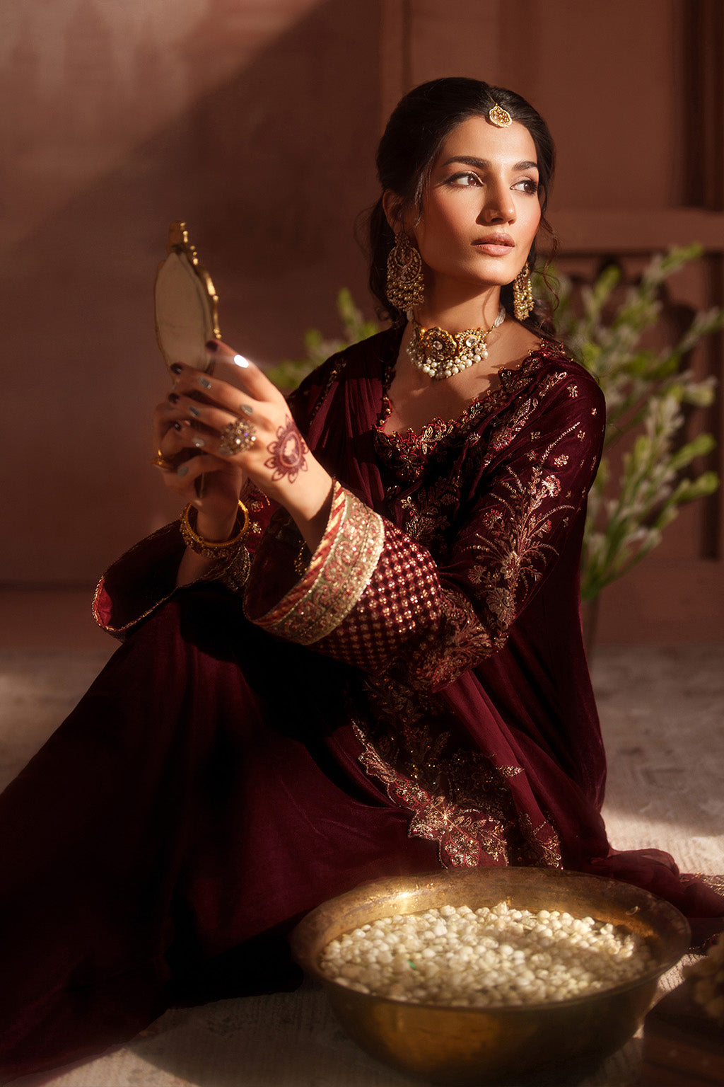 Iznik | Velvet 25 | IV-55 Embroidered Velvet by Iznik - Designer Dress - Type : Ladies Clothes - Available at Saira Sultan - 100% Original 