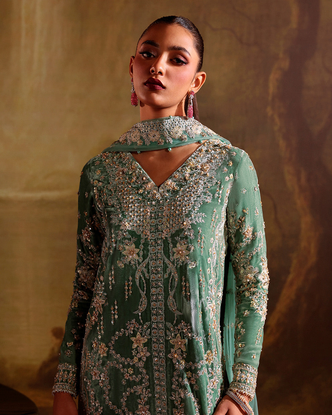 Faiza Saqlain | Zaeva Wedding Formals | Lexine by Faiza Saqlain - Designer Dress  - Type : Ladies Clothes - Available at Saira Sultan - 100% Original 