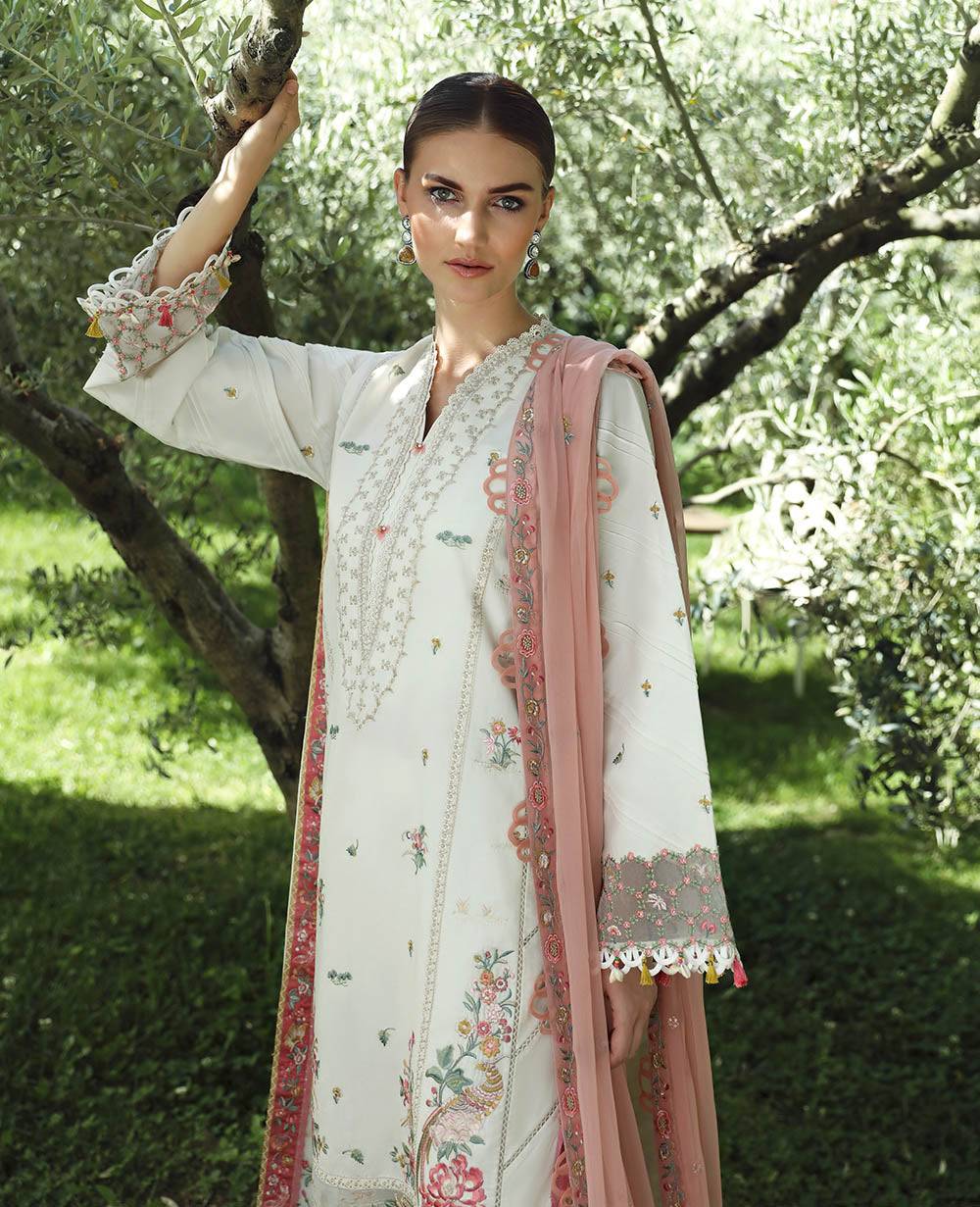 Republic Womenswear | Aylin Summer Lawn 24 | Camellia (D3-B) - Pakistani Designer Dress - by Republic Womenswear | Type: Luxury - 100% Original at Saira Sultan