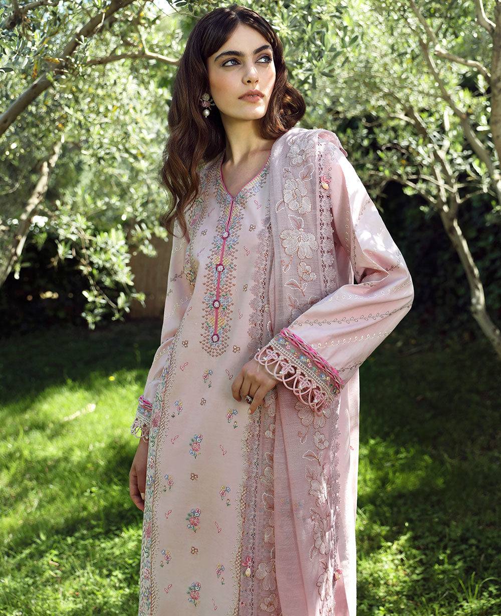 Republic Womenswear | Aylin Summer Lawn 24 | Meleze (D4-B) - Pakistani Designer Dress - by Republic Womenswear | Type: Luxury - 100% Original at Saira Sultan
