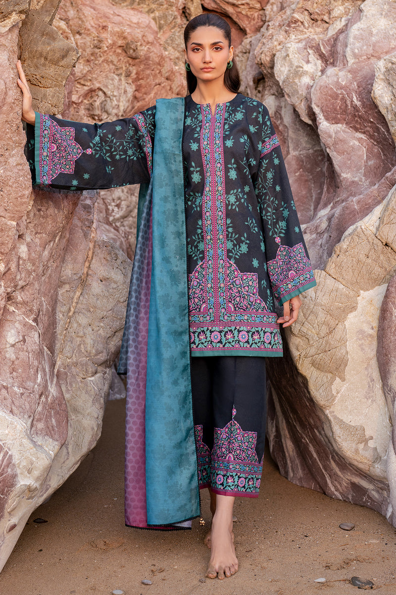 Jazmin | Summer Lawn 25 | USE-9163 XS Black Lawn