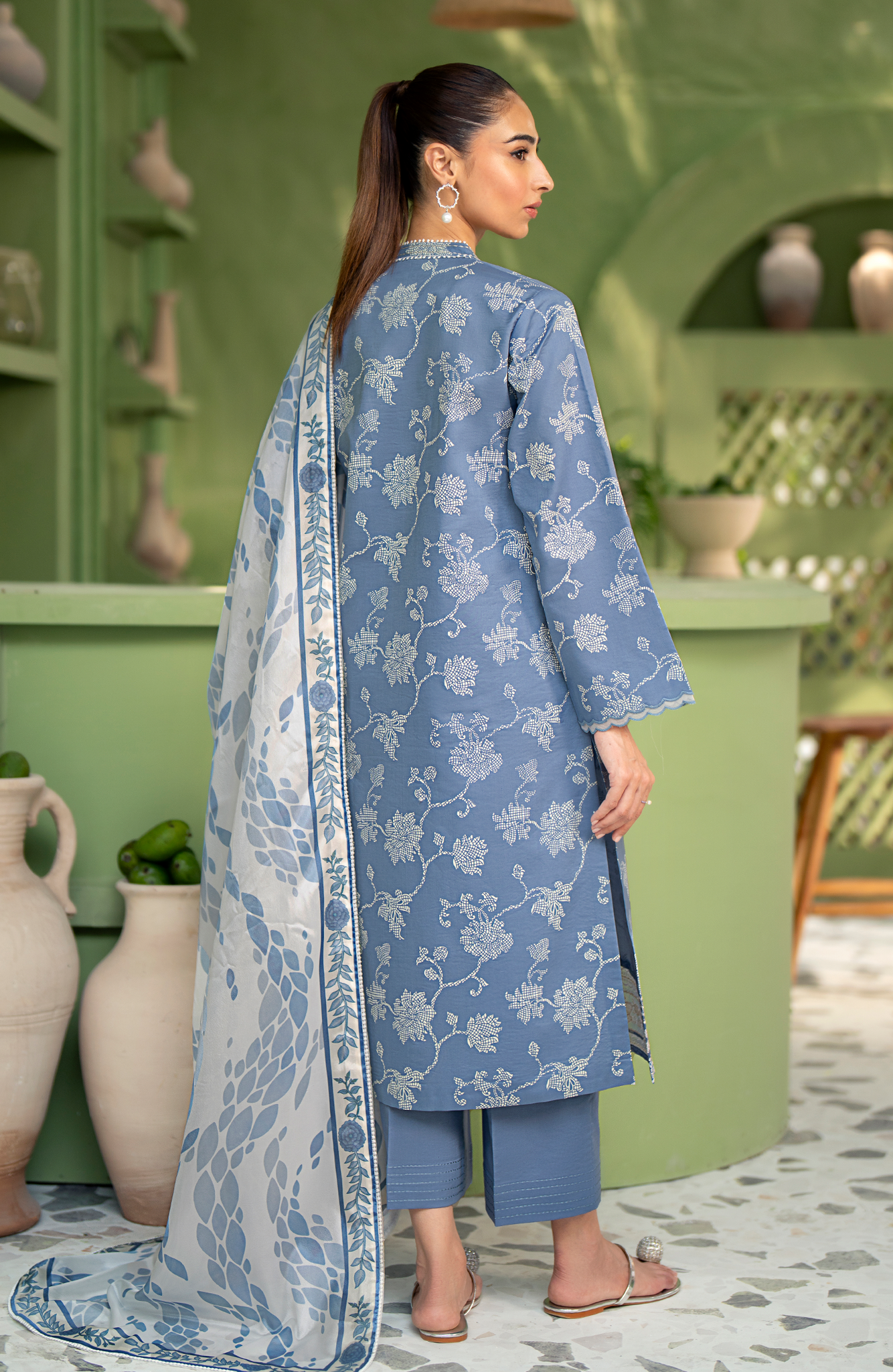 Seran | Artisan Lawn 25 | AEGEAN S Blue Gray Lawn