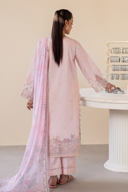 Seran | Nayab Eid Lawn | RANIA S Light Pink Lawn