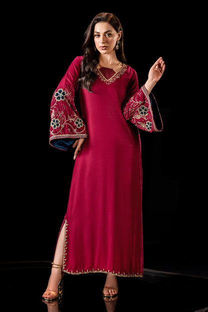 Naqshi | Makhmal 24 | NINA XS Hot Pink Velvet