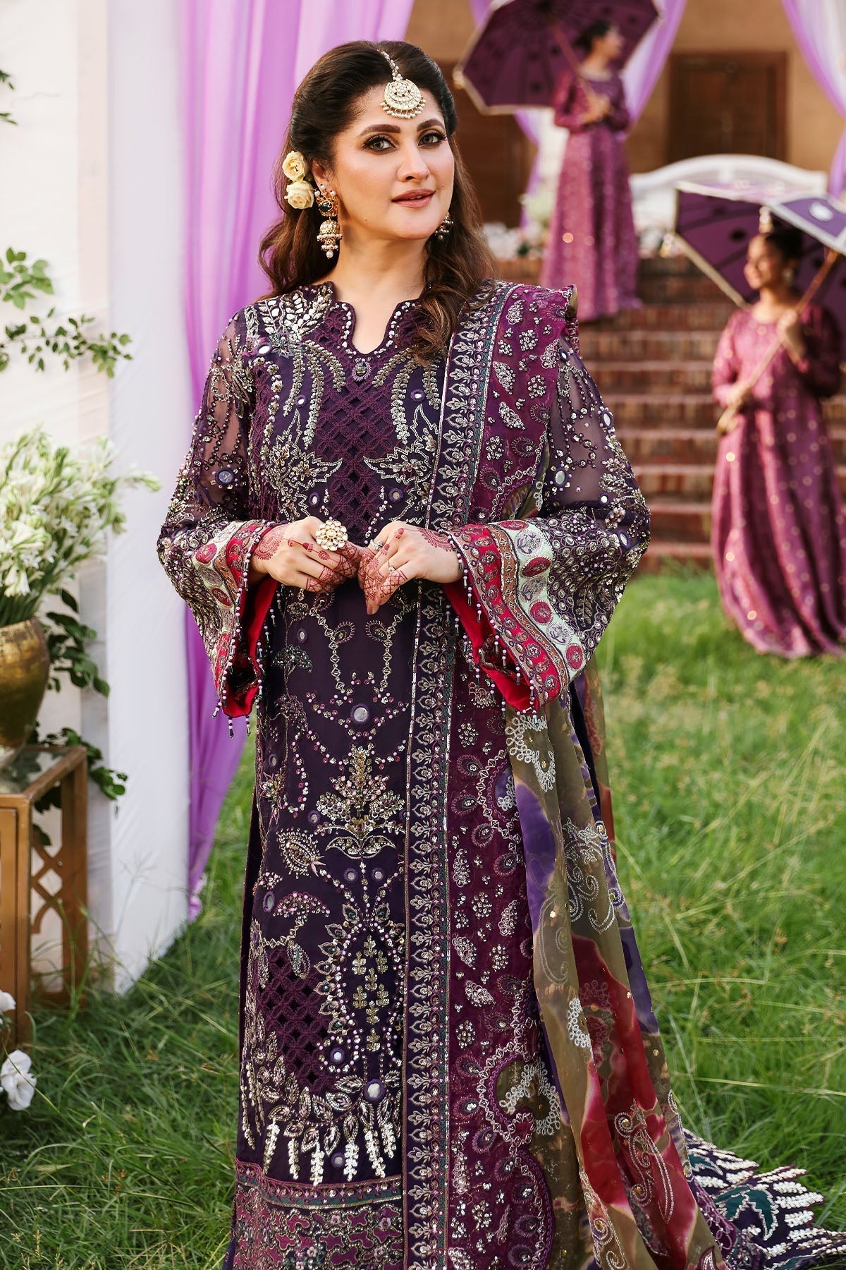 Nureh | Jhoomro Wedding Formals | NL-70 JAHAN - Pakistani Designer Dress - by Nureh | Type: Bridal - 100% Original at Saira Sultan