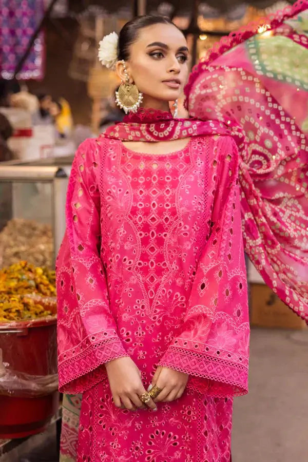 Nureh | Bazaar Lawn | NS-128 - Pakistani Designer Dress - by Nureh | Type: Luxury - 100% Original at Saira Sultan