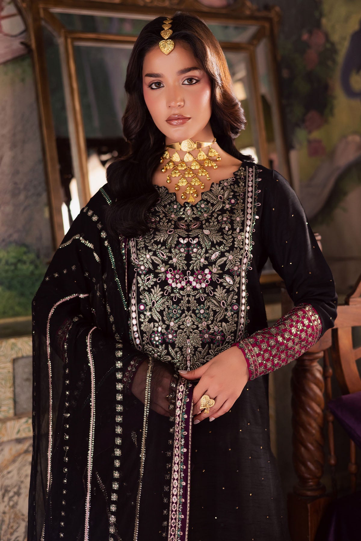 Nureh | Nur Mahal | NE-197 by Nureh - Designer Dress - Type : Ladies Clothes - Available at Saira Sultan - 100% Original 