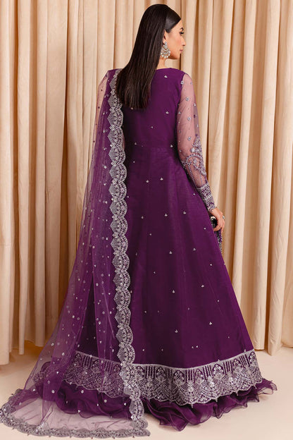 Farasha | Lumiere Formals | Plum Passion - Pakistani Designer Dress - by Farasha | Type: Bridal - 100% Original at Saira Sultan