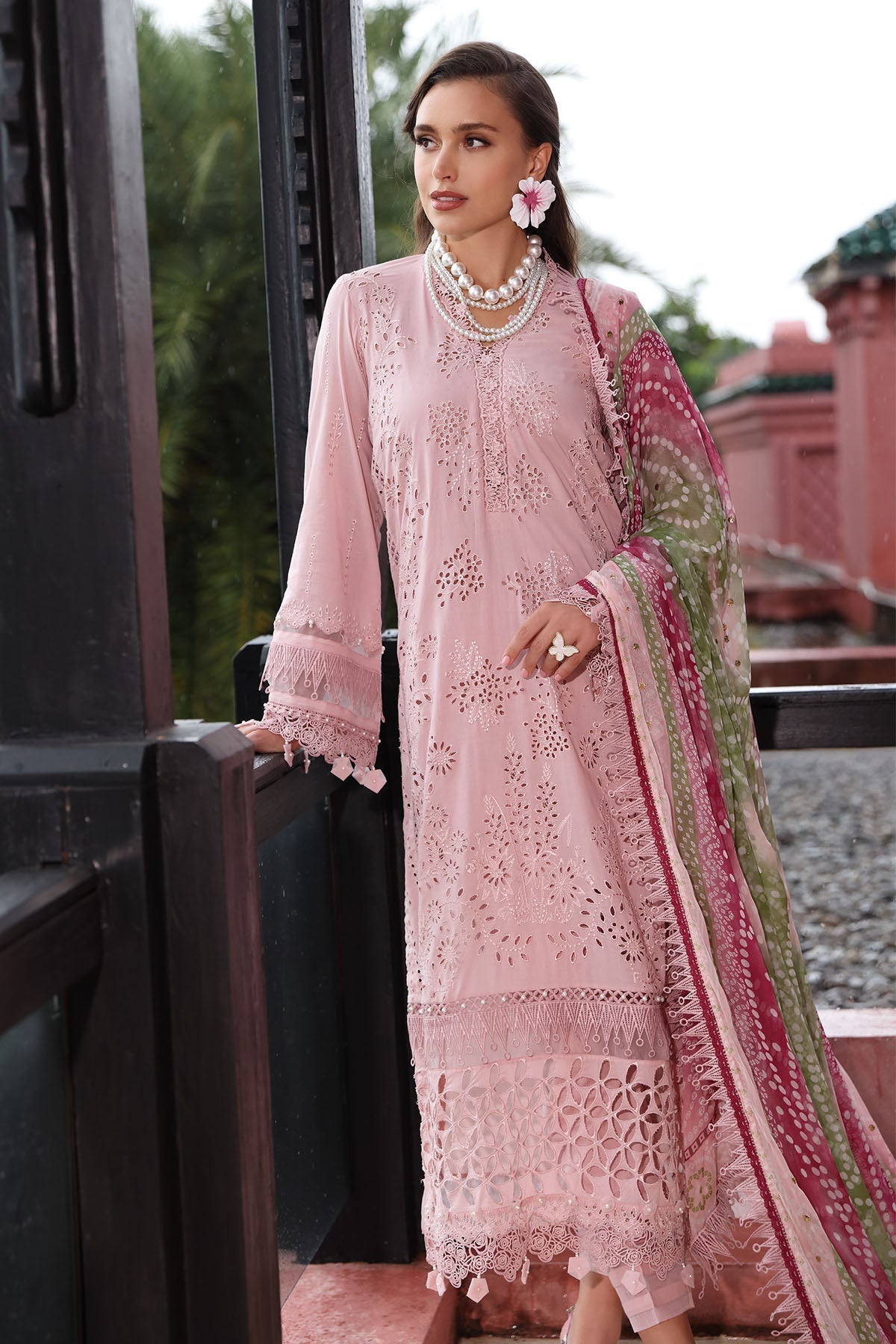 Nureh | Bazaar Lawn 25 | NE-106 XL Light Pink Lawn