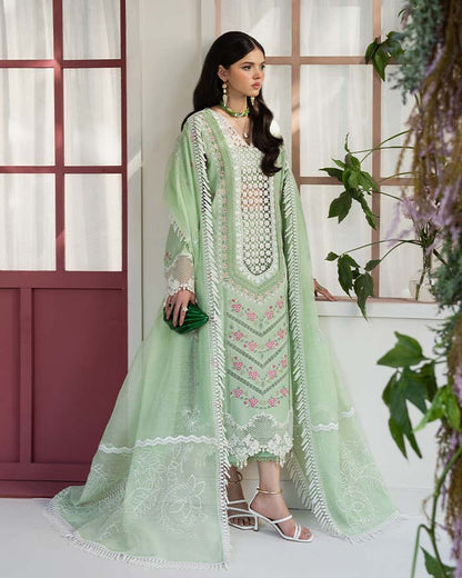 Zevk | Flora Festive Lawn | ROSEMARY XL Mint Green Lawn
