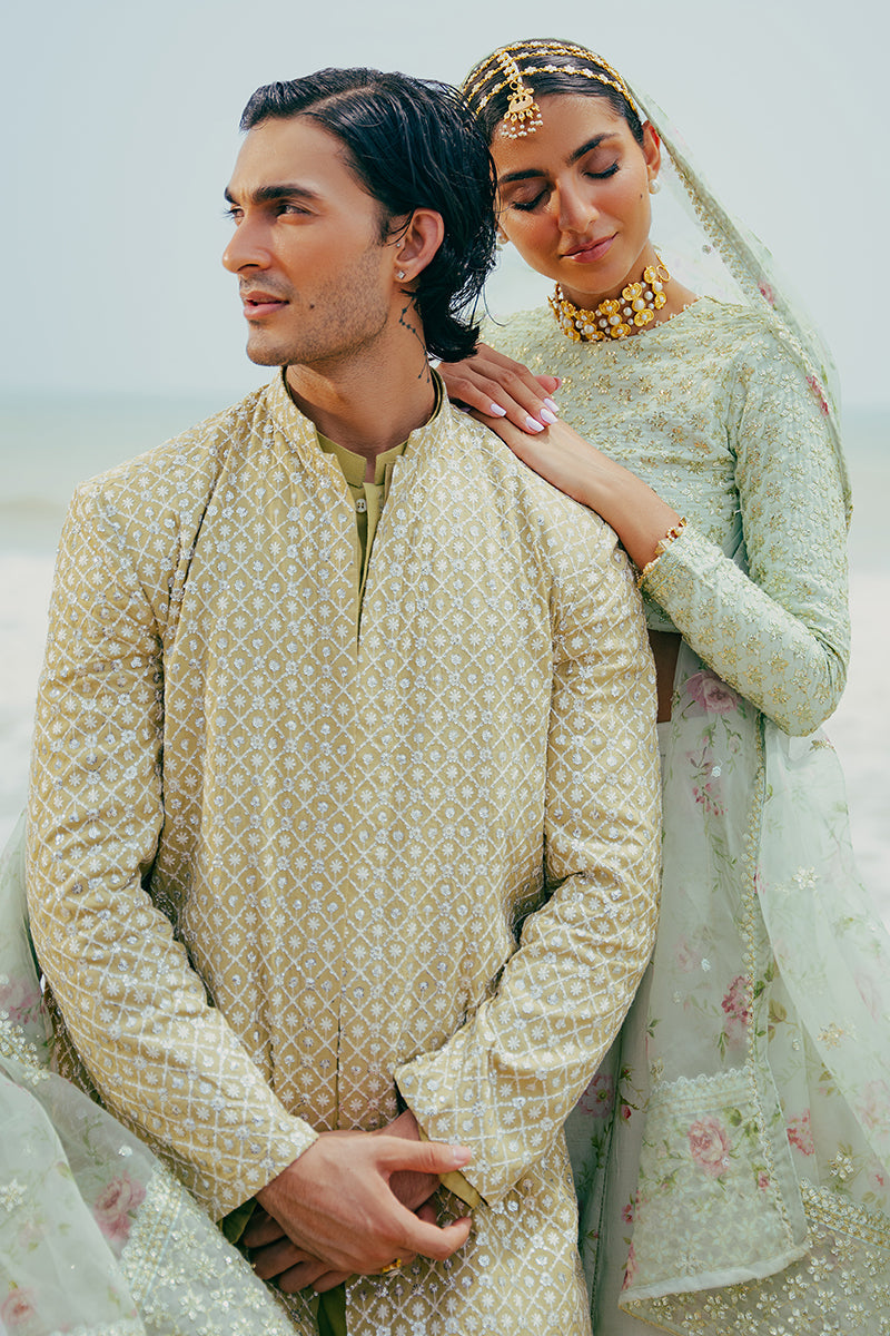 Cross Stitch | Wedding Collection 24 | TRANQUIL HAZE - Pakistani Designer Dress - by Cross Stitch | Type: Formal - 100% Original at Saira Sultan
