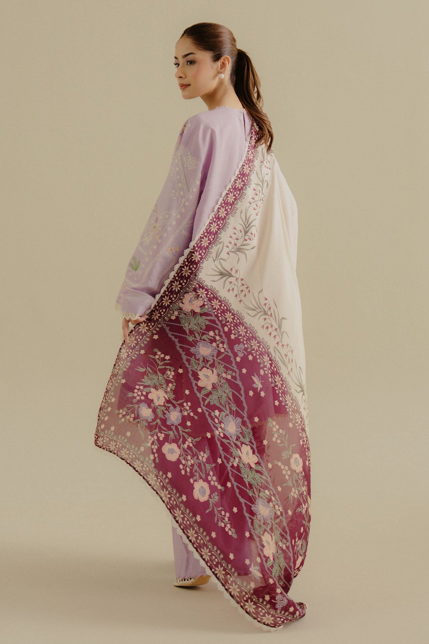 Zara Shahjahan | Coco Lawn 25 | Nyssa-10B S Soft Lilac Lawn