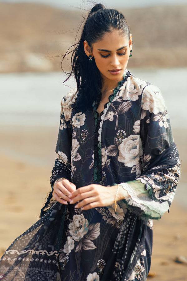Nureh | Gardenia Lawn 24 | N-04 - Pakistani Designer Dress - by Nureh | Type: Luxury - 100% Original at Saira Sultan