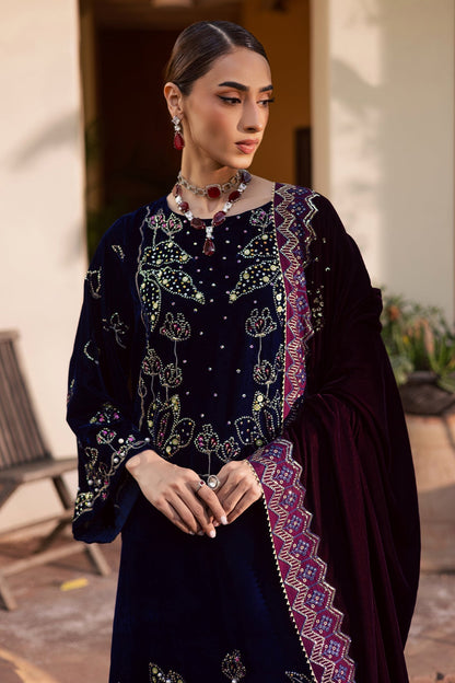 Nureh | Maya Velvet | NW-116 by Nureh - Designer Dress  - Type : Ladies Clothes - Available at Saira Sultan - 100% Original 