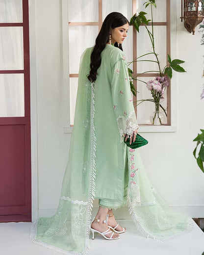Zevk | Flora Festive Lawn | ROSEMARY S Mint Green Lawn