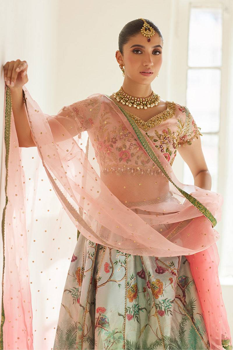 Mina Hassan | Formal Dholki Collection | Fayruz - Pakistani Designer Dress - by Mina Hassan | Type: Ladies Clothes - 100% Original at Saira Sultan