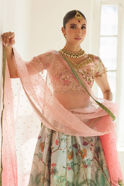 Mina Hassan | Formal Dholki Collection | Fayruz - Pakistani Designer Dress - by Mina Hassan | Type: Ladies Clothes - 100% Original at Saira Sultan
